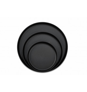 PLATO SANTO NEGRO Ø160