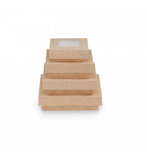 BARQUILLA NATURAL KRAFT 40CL + TAPA