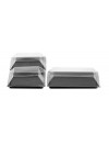 KIT PLATOS CUBIK NEGRO «VERSIÓN B» + TAPAS