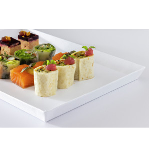 BANDEJA CATERLUX BLANCA ATLAS 1/1
