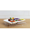 BANDEJA SNACK FIBRA 6 HUECOS