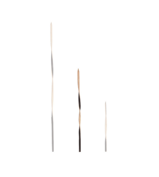 PINCHO RECTO RETORCIDO NEGRO 120