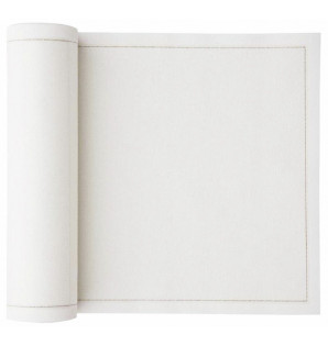 SERVILLETA BLANCA PRECORTADA - ROLLO (6x100)