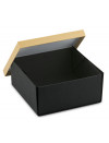 CAJA ALLURE NEGRA CON TAPA KRAFT
