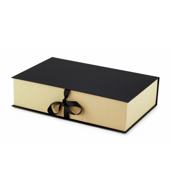 CAJA ALLURE NEGRA/KRAFT XL CON CINTA