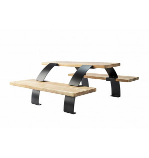SOPORTE ARCADE NEGRO (2 PIEZAS)