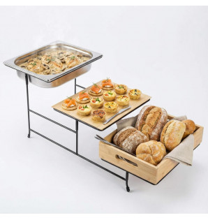 PANTALLA GASTRO DE 3 COMPARTIMENTOS 1/2