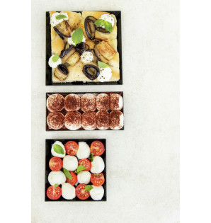 PLATO CUBIK NEGRO 130
