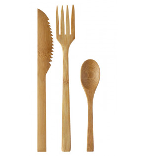 TENEDOR DE BAMBÚ