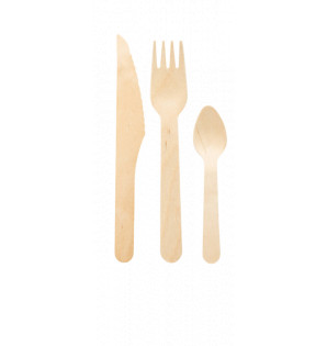 TENEDOR DE MADERA