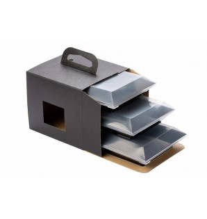CAJA BENTO NEGRA