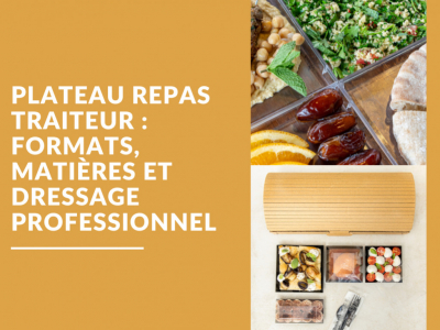 Bandeja de comida para catering: formatos, materiales y emplatado profesional